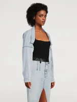 Denim Bolero Jacket