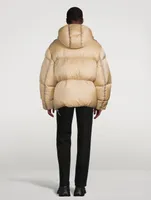 4G Oversized Puffer Jacket With Hood