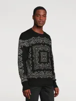 Wool-Blend Jacquard Sweater