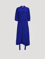 Olivia Silk Midi Dress