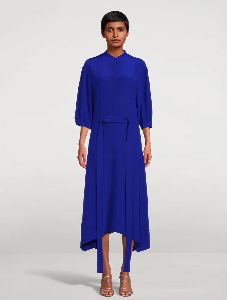 Olivia Silk Midi Dress