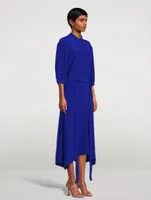 Olivia Silk Midi Dress