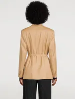 Bella Wool Belted Blazer