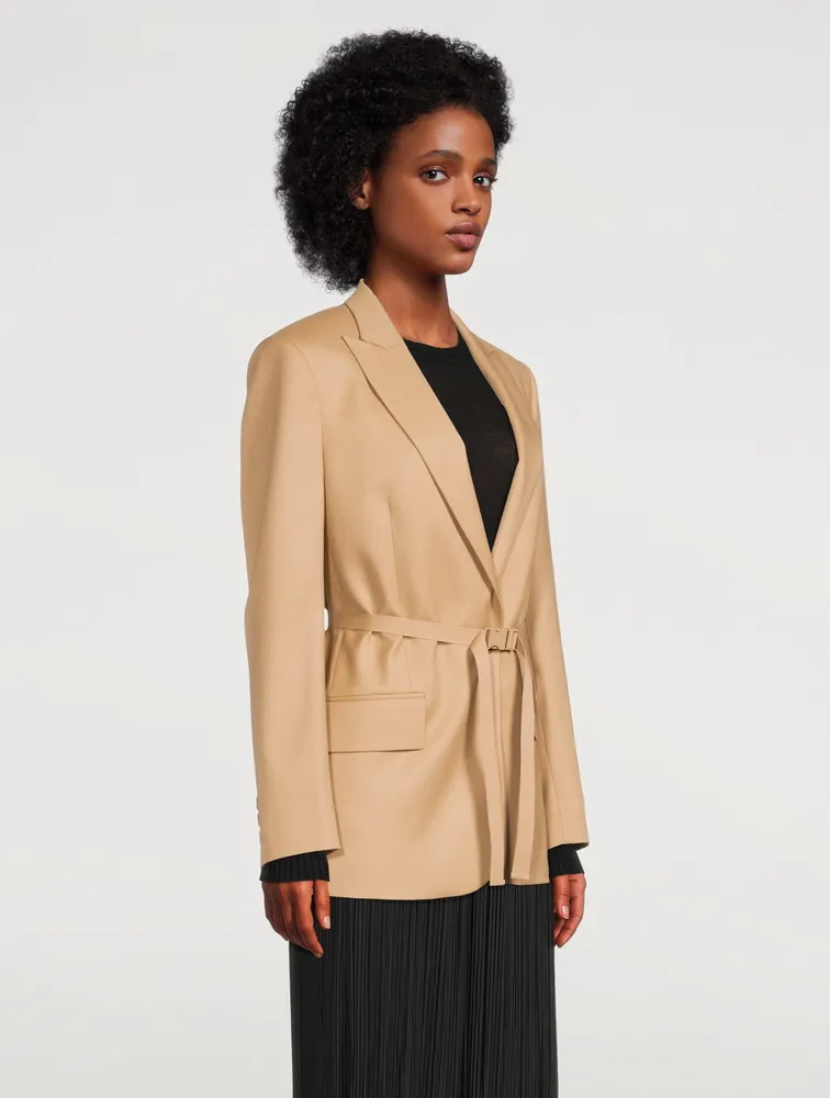 Bella Wool Belted Blazer