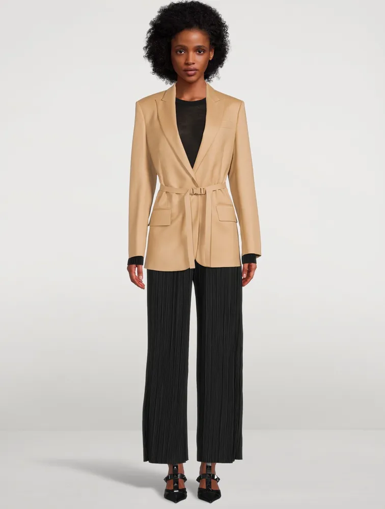 Bella Wool Belted Blazer