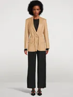 Bella Wool Belted Blazer