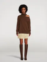 Marie Linen-Blend Mini Skirt