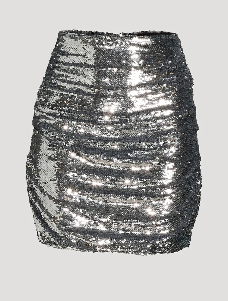 Sequin Mini Skirt