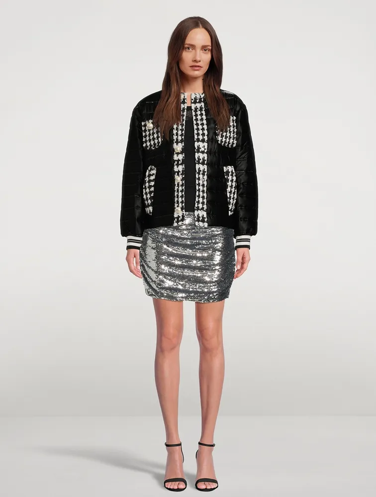 Sequin Mini Skirt