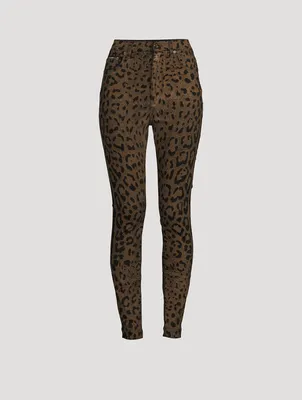 Slim Jeans Leopard Print