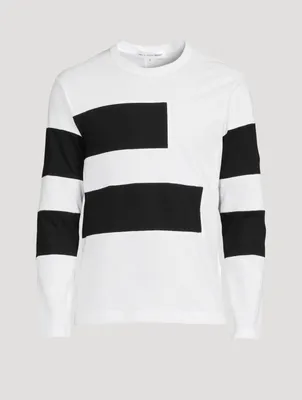 Long-Sleeve T-Shirt With Patchwork