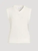 Zoey Organic Cotton And Linen Sweater Vest