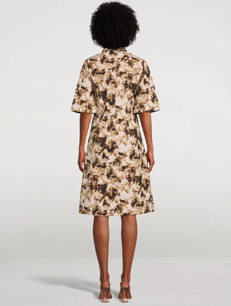 Demi Short-Sleeve Printed Dress