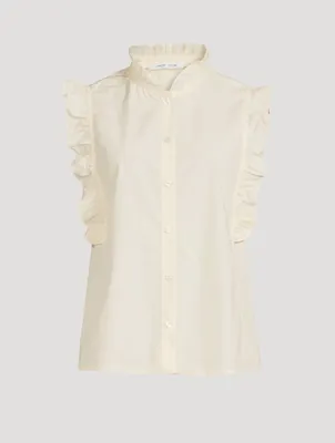 Marthy Cotton Sleeveless Shirt