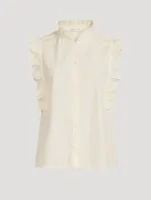 Marthy Cotton Sleeveless Shirt