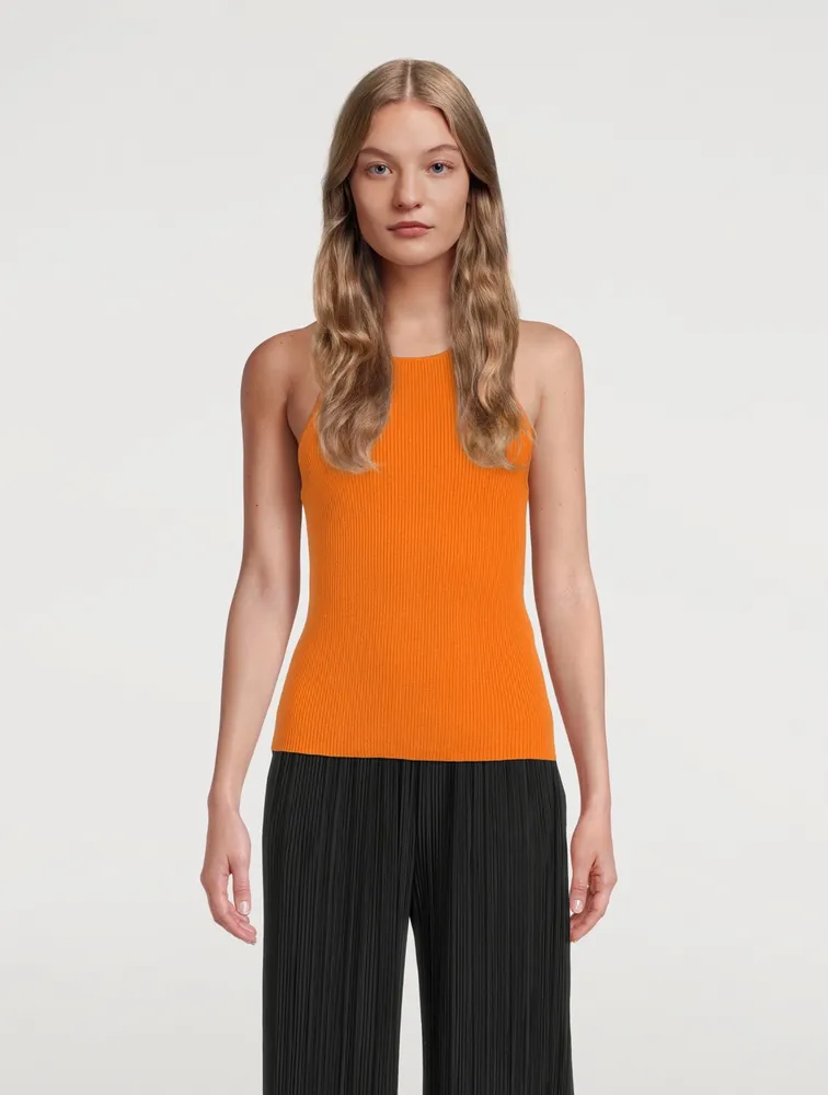 Everly Cotton And Silk Tank Top