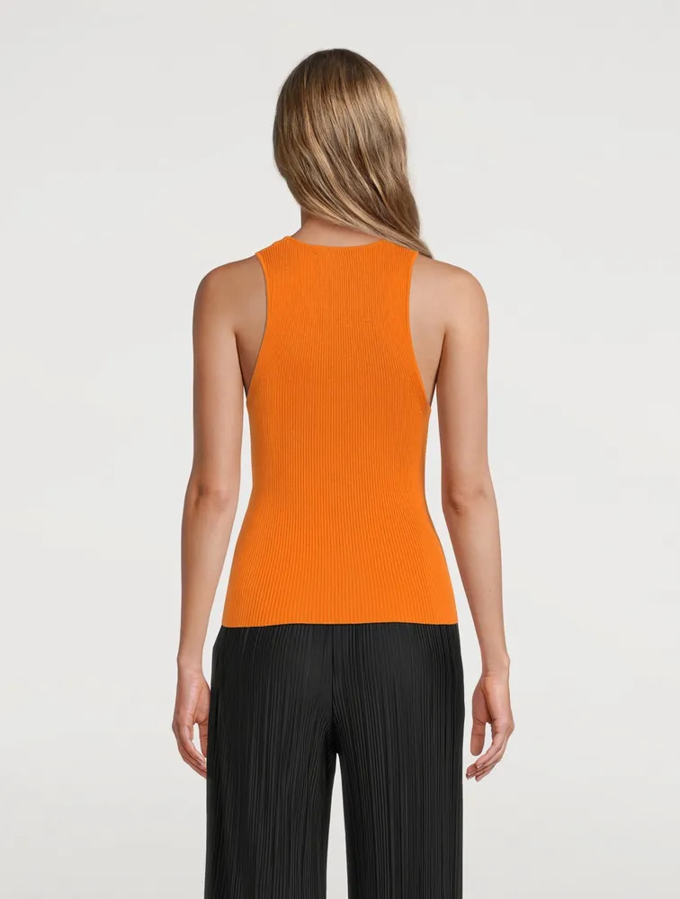 Everly Cotton And Silk Tank Top