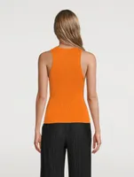 Everly Cotton And Silk Tank Top