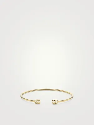 GG Running 18K Gold Cuff Bracelet