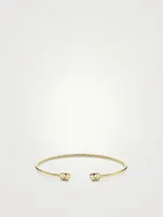 GG Running 18K Gold Cuff Bracelet