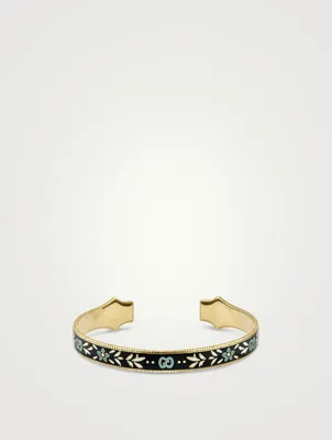 Icon 18K Gold Cuff Bracelet