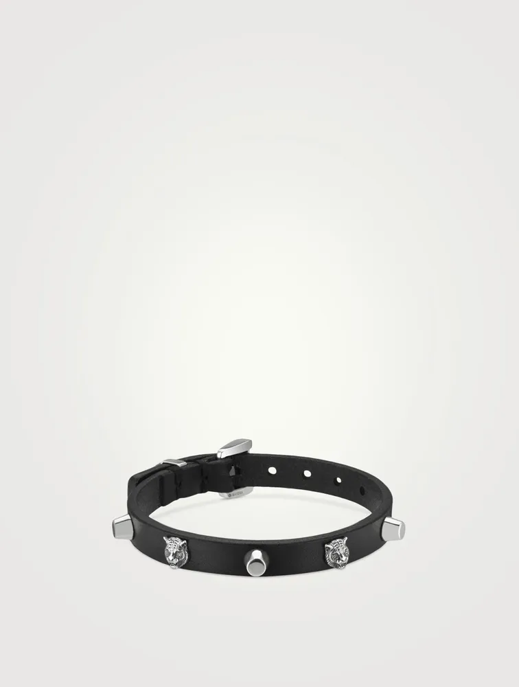 Leather Bracelet With Studs