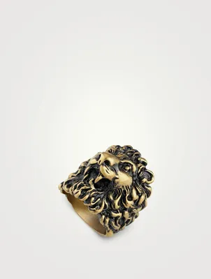 Lion Head Ring