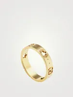 Icon 18K Gold Ring With Stars
