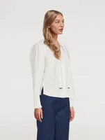 Odette Cotton V-Neck Shirt