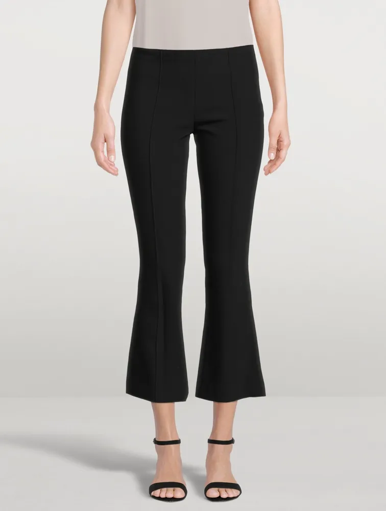 Beca Stretch Wool Crop Flared Pants