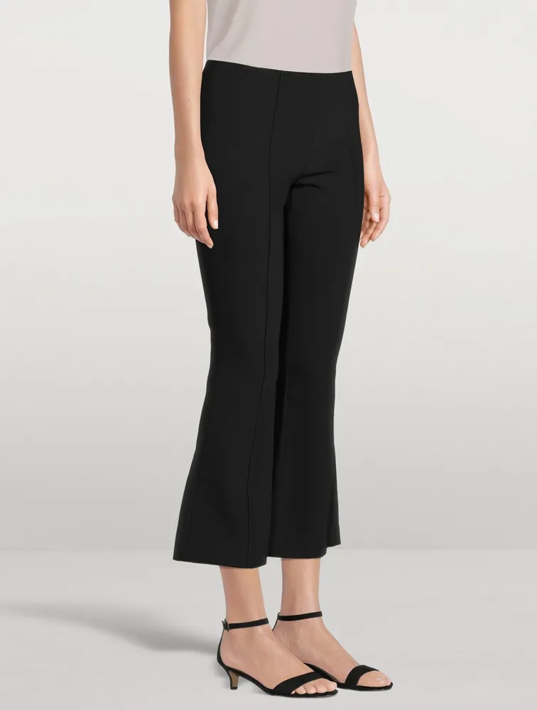 Beca Stretch Wool Crop Flared Pants