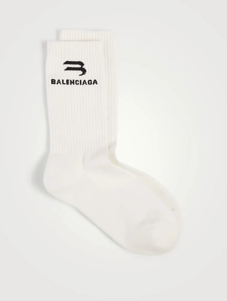 Glow The Dark Logo Socks