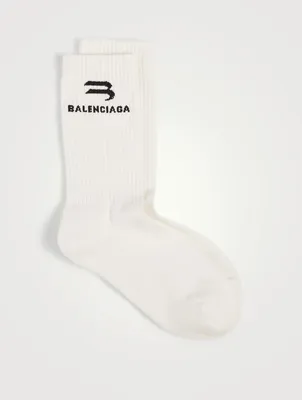 Glow The Dark Logo Socks