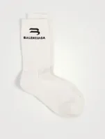 Glow The Dark Logo Socks