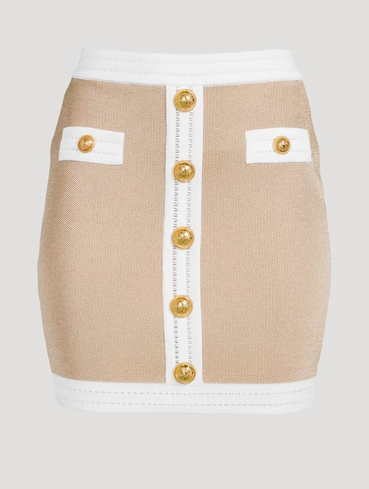 High-Waisted Mini Skirt