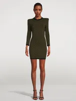 Monogram Jacquard Mini Dress