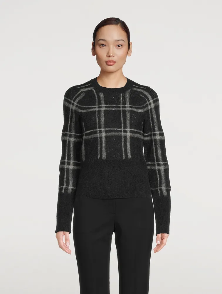Knit Lace Jacquard Sweater