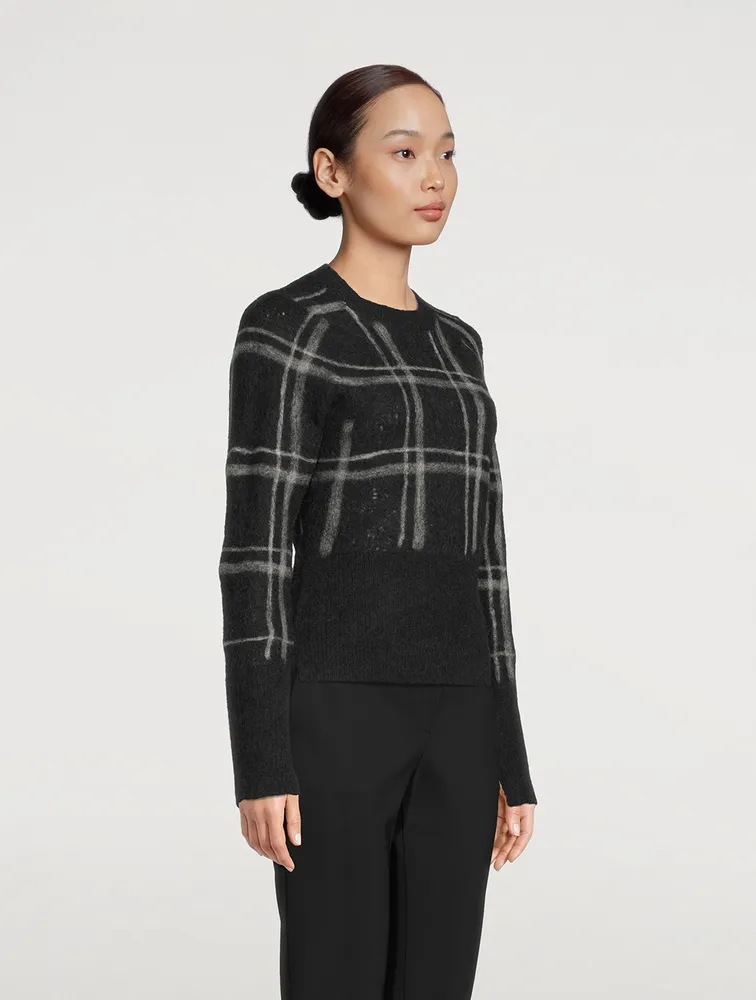 Knit Lace Jacquard Sweater