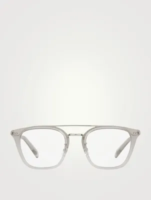 Frère LA Square Optical Glasses With Blue Block Lenses