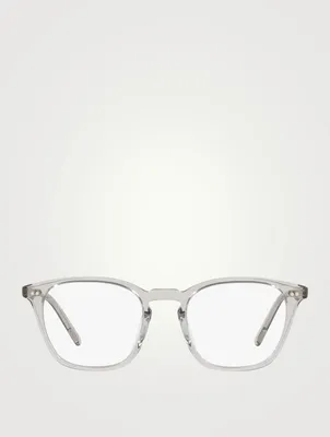 Frère NY Square Optical Glasses With Blue Block Lenses