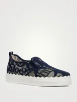 Lauren Lace Slip-On Sneakers