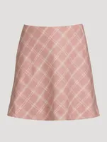 Keira Wool-Blend Mini Skirt