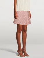 Keira Wool-Blend Mini Skirt