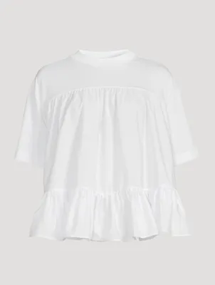 Compact Cotton Trapeze T-Shirt