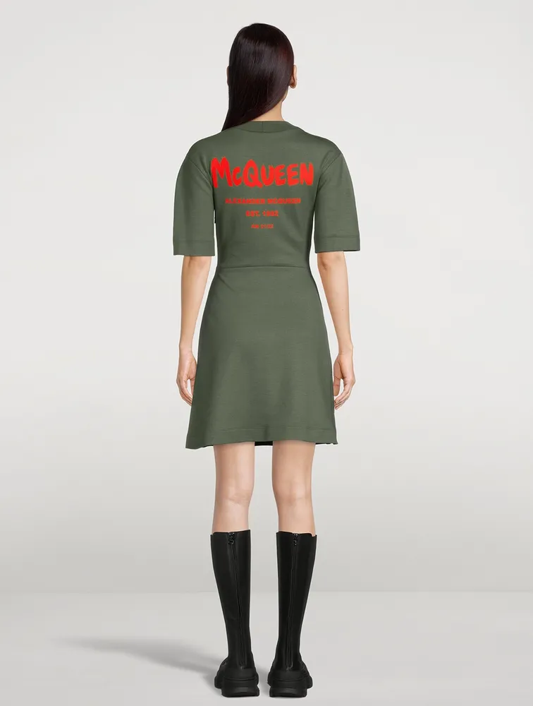 Graffiti Logo T-Shirt Dress