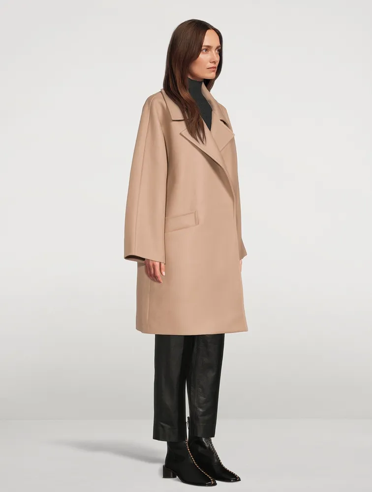 Wool And Cashmere Oversized Coat