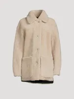 Sachs Shearling Reversible Coat