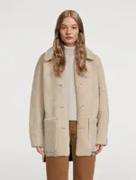 Sachs Shearling Reversible Coat