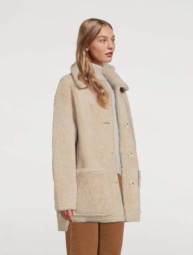 Sachs Shearling Reversible Coat