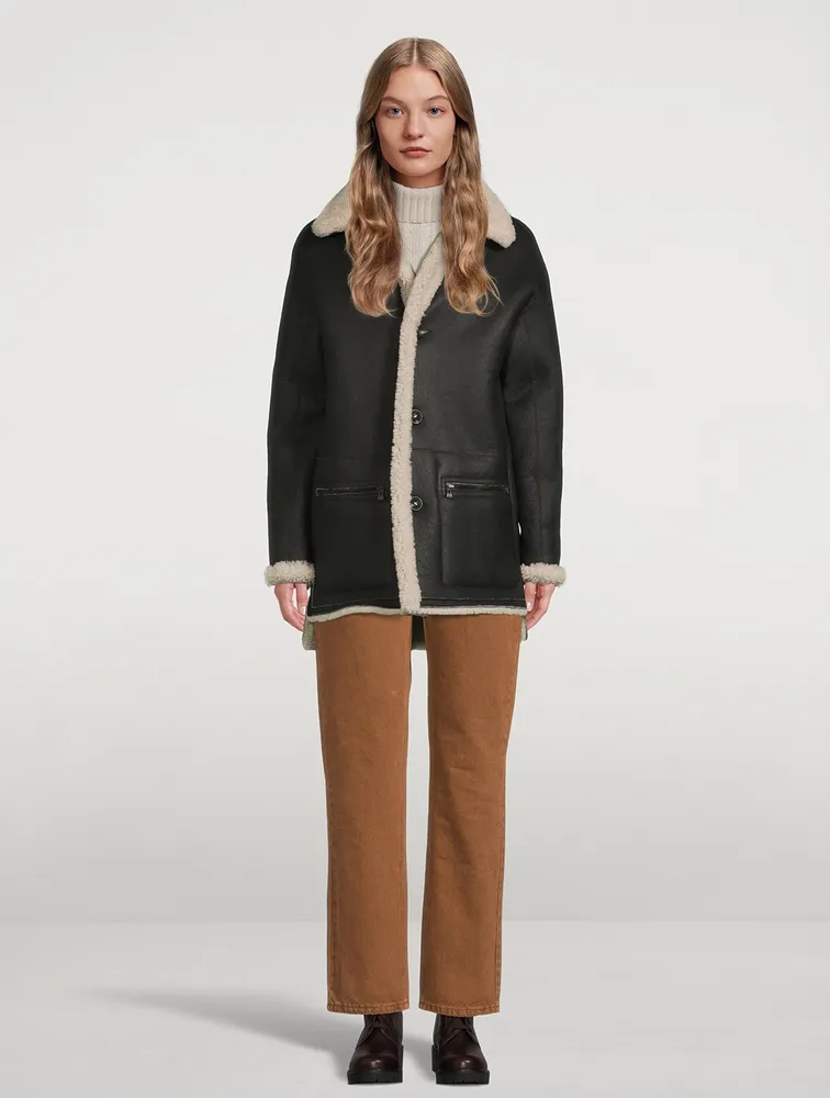 Sachs Shearling Reversible Coat